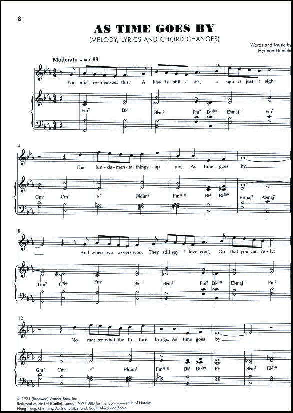 A sample page from The Jazz Piano Player: Night And Day